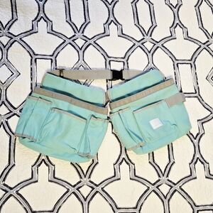 Aqua/Turquoise Utility Belt with Multiple Pockets